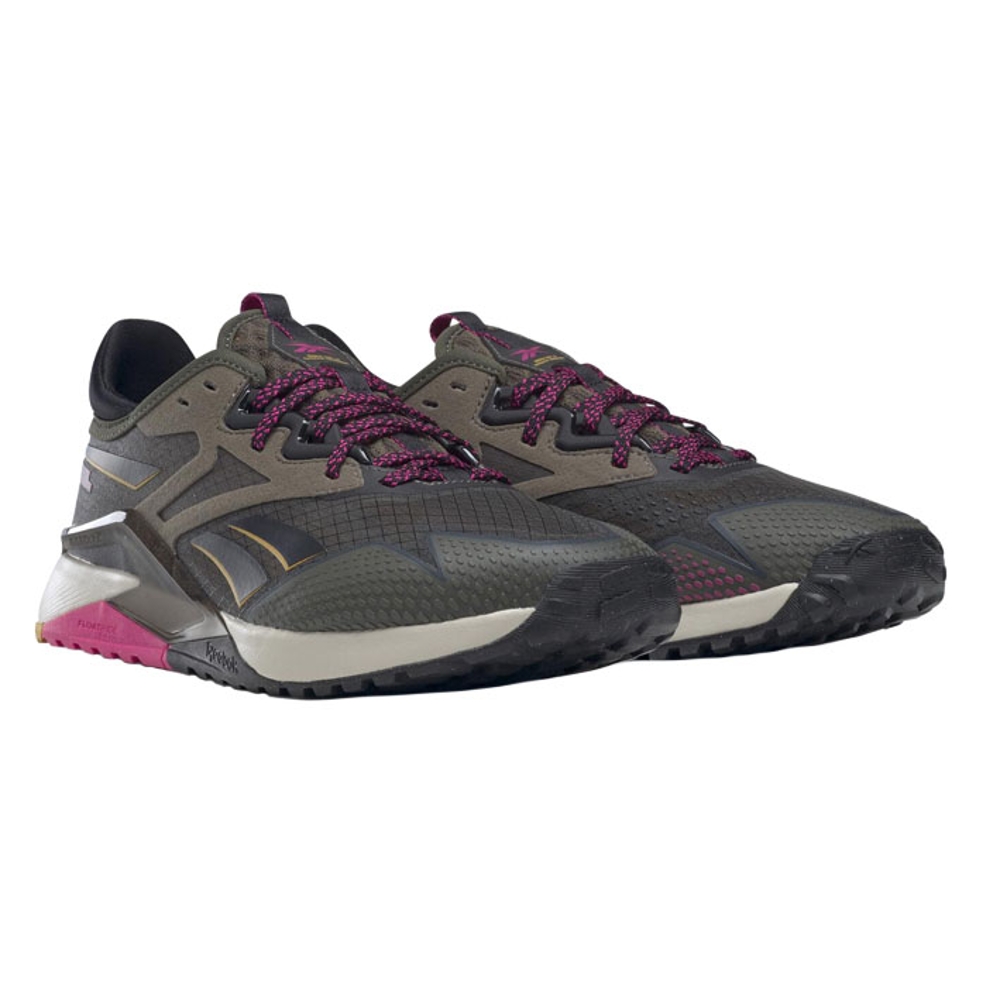 REEBOK CHAUSSURE Nano X2 Tr Armgrn/Cblack/Propnk - REEBOK23-CHAUSSURE Nano X2 Tr Armgrn/Cblack/Propnk T40