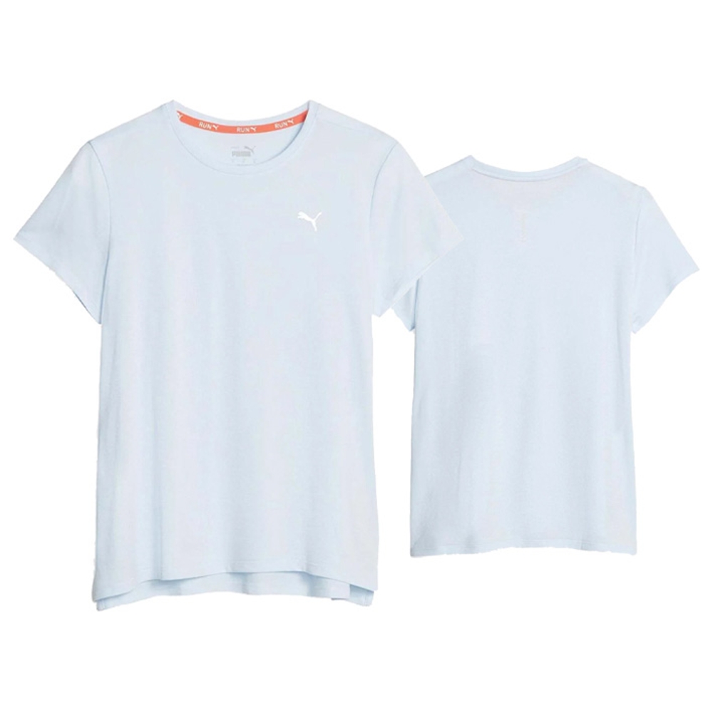 PUMA TEE SHIRT Run Favorite Heather Ss W Icy Blue Heather - PUMA24-TEE SHIRT Run Favorite Heather Ss W Icy Blue Heather TS