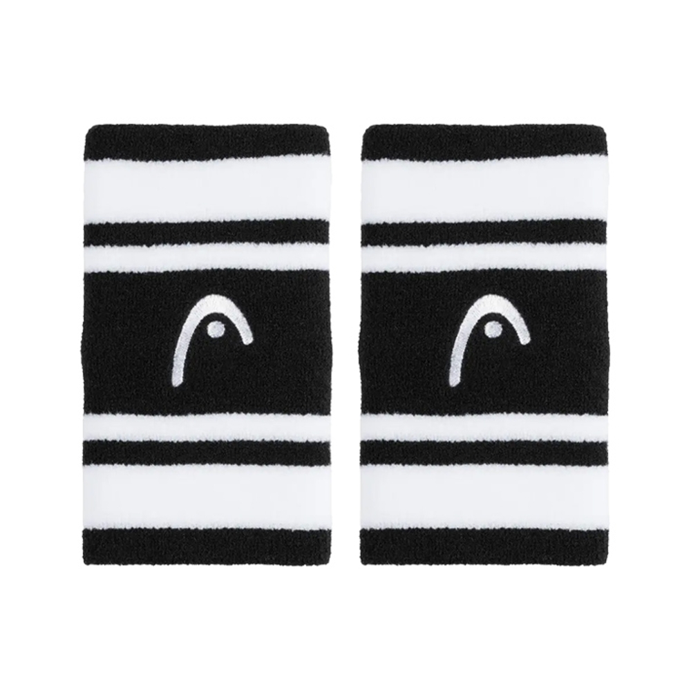 HEAD BANDEAU POIGNET 5" STRIPED - HEAD25-BANDEAU POIGNET 5" STRIPED NOIR/BLANC