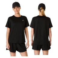 ASICS TEE SHIRT Silver Ss Performance Black
