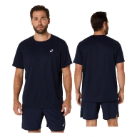 ASICS TEE SHIRT Silver Ss Midnight