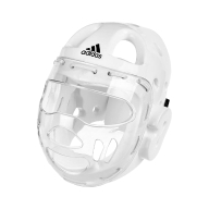 ADIDAS CASQUE TKDO AVEC PROTECTION BLANC