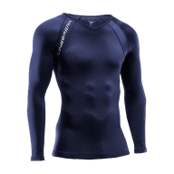 LINEBREAK MANCHE LONG Mens Compression Navy