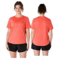 ASICS TEE SHIRT Silver Ss Coral Reef