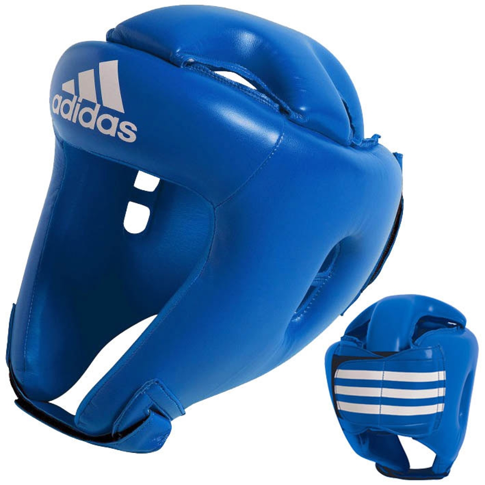 ADIDAS CASQUE BOXE COMP BLEU FFB  - ADI25-CASQUE BOXE COMP BLEU FFB S